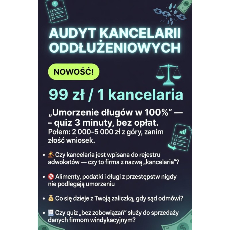Audyt Kancelarii Oddłużeniowych