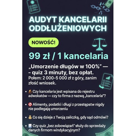 Audyt Kancelarii Oddłużeniowych