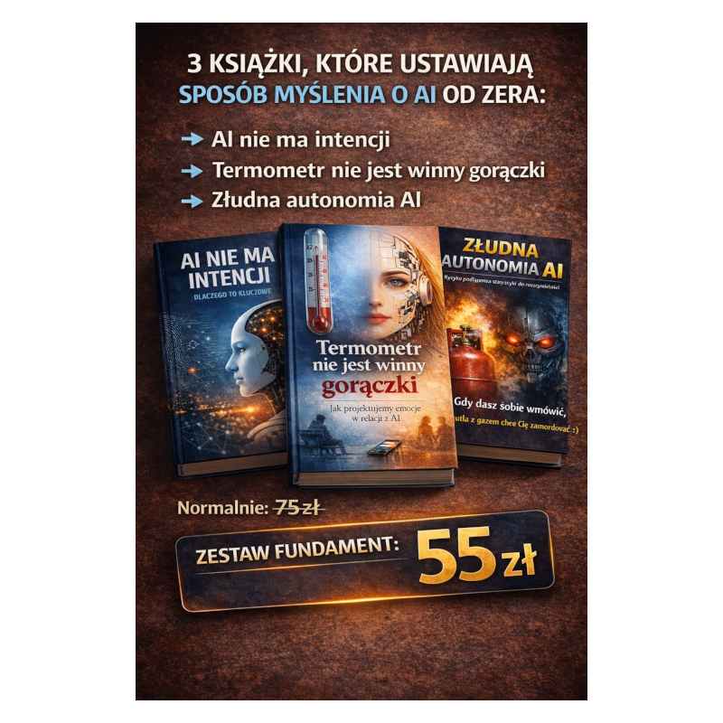 Zestaw Fundament AI (3 książki) – Zrozum AI od podstaw / Bez mitów i iluzji - ebooki