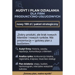 Audyt i Plan Działania dla Firm Produkcyjno-Usługowych