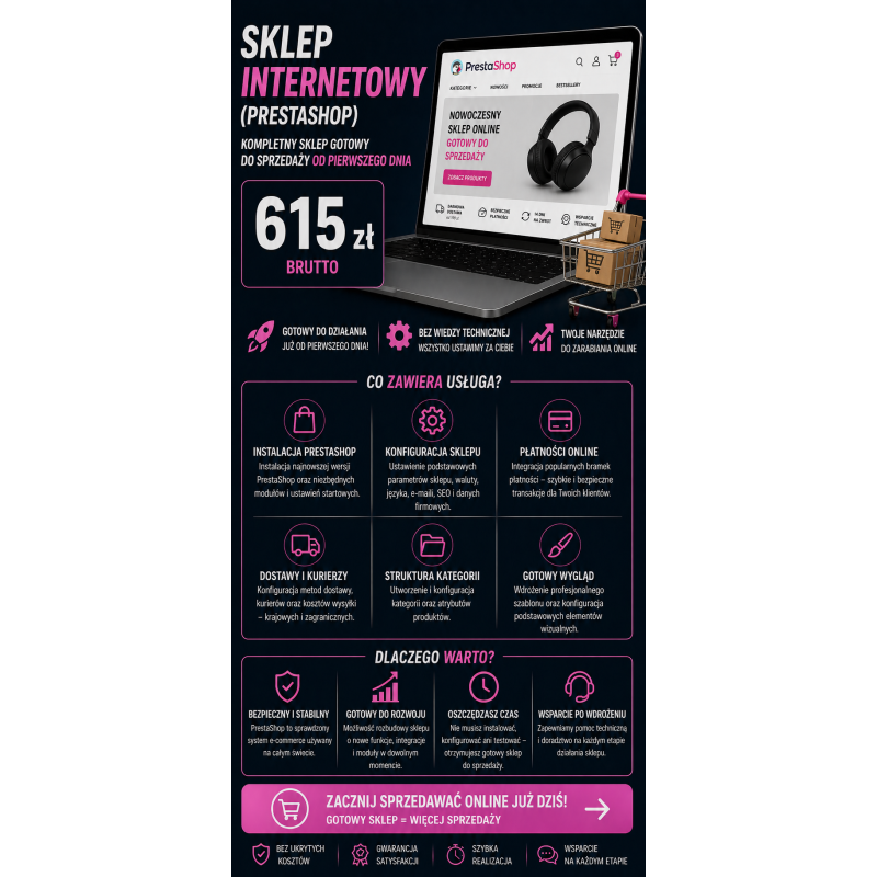 Sklep Internetowy (PrestaShop)