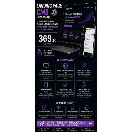 Landing Page CMS (WordPress)