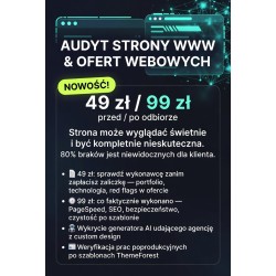 Audyt Strony WWW & Ofert Webowych - Przed - 49zł