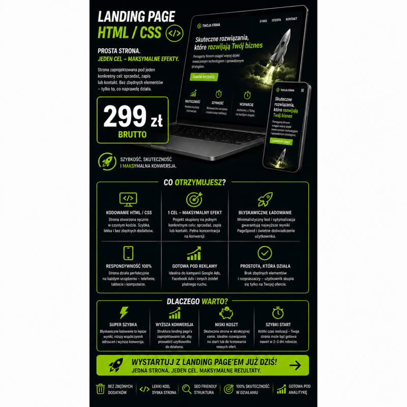 Landing Page (HTML / CSS)