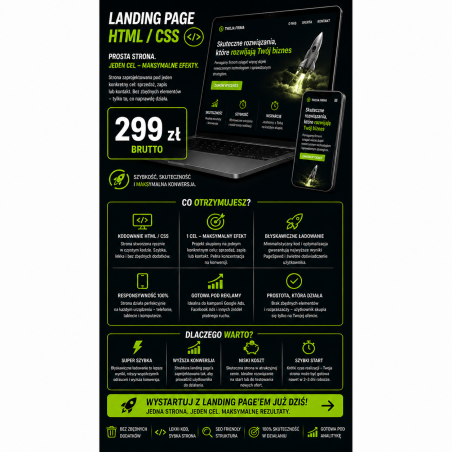 Landing Page (HTML / CSS)