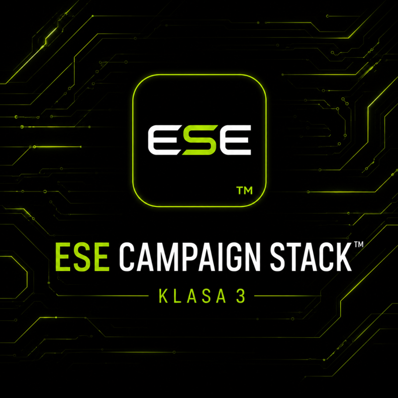 Klasa 3 🧩 ESE Campaign Stack™  System marketingu, marketingu, który ma generować zyski